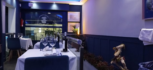 Blue dining room at El Cisne Azul